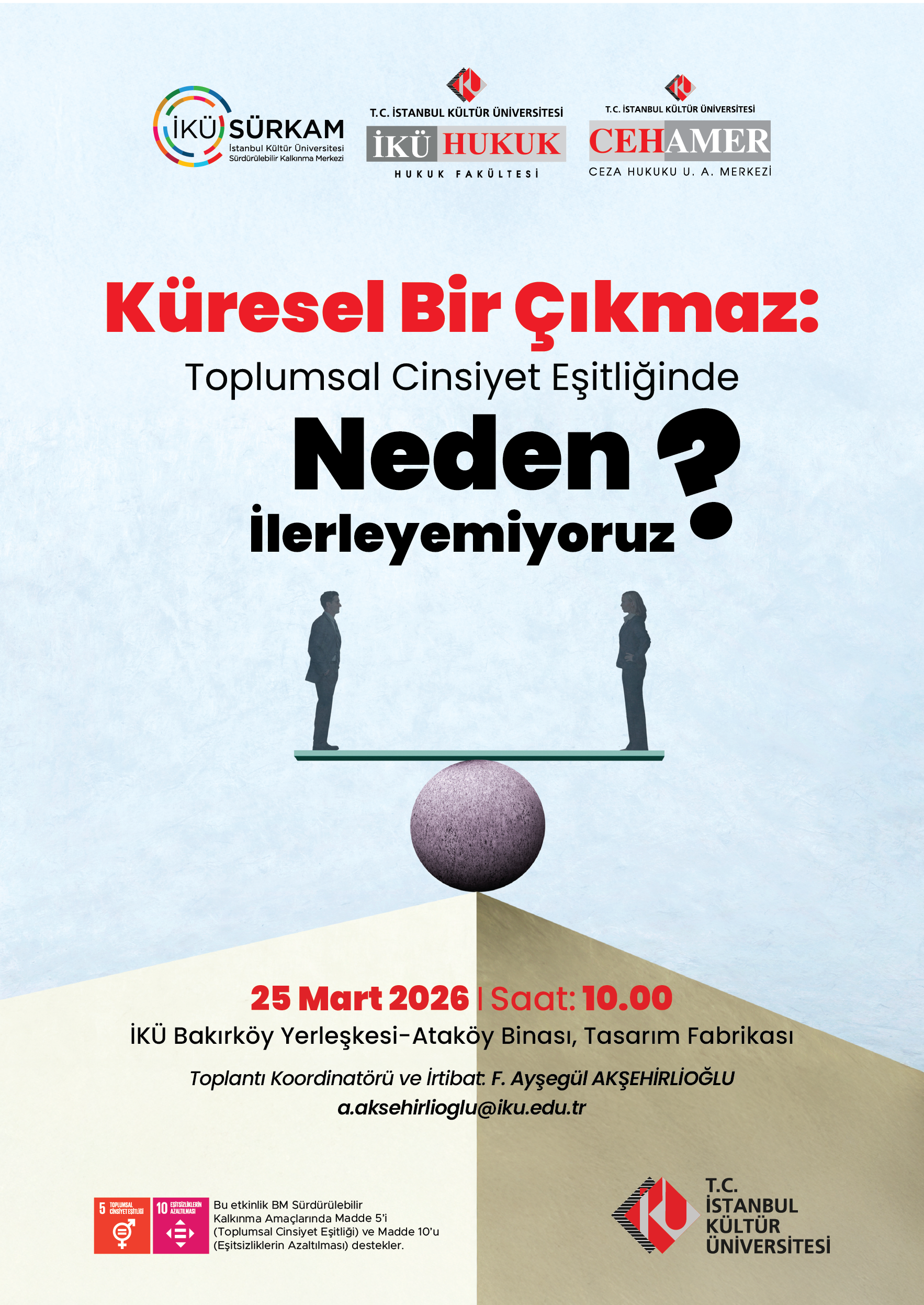 "Küresel Bir Çıkmaz: Toplumsal Cinsiyet Eşitliğinde Neden İlerleyemiyoruz?" 