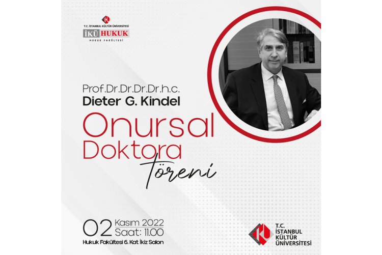 "Prof. Dr. Dr. Dr. Dr. h.c. Dieter G. Kindel’e Onursal Doktora Unvanı Takdim Töreni"
