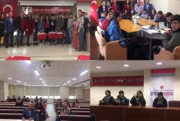 İzmir Bornova Yaka Şengül Mustafa Karaca Ortaokulu İstanbul Kültür Üniversitesi Ziyareti
